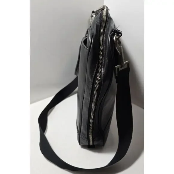 JACK SPADE FILE Laptop Bag Black Fulton Leather Briefcase MSRP $468 - Picture 8 of 16